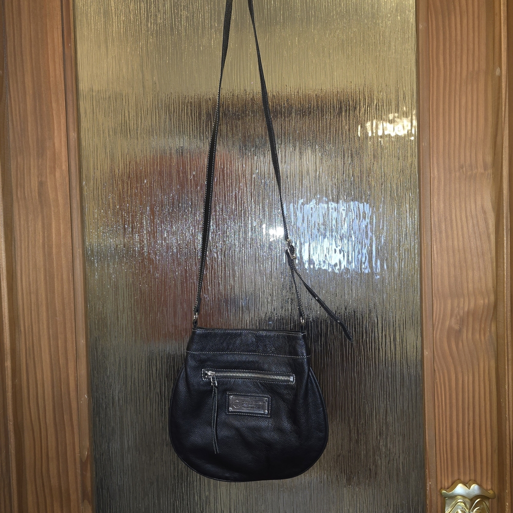 Harley-Davidson  All Leather Black Crossbody Bag